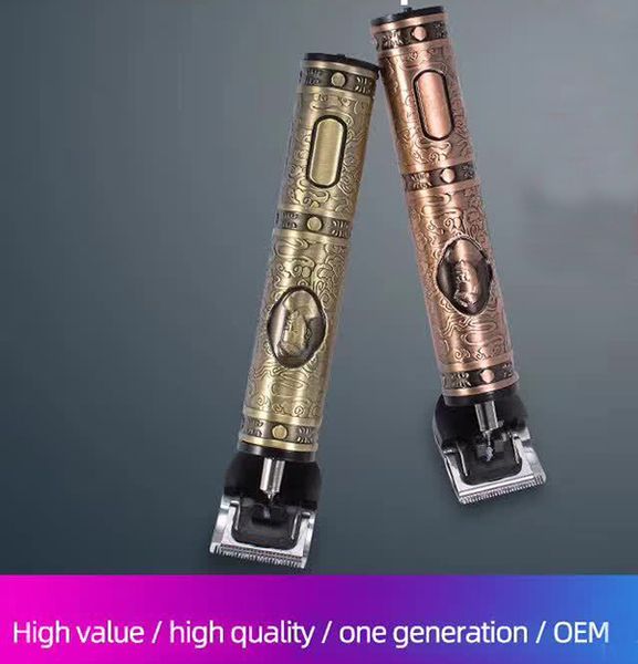 usb rechargeable barbershop gold electric men trimmer retro oil head hair clippers t9 professional beard cutter
usb rechargeable barbershop gold electric men trimmer retro oil head hair clippers t9 professional beard cutter