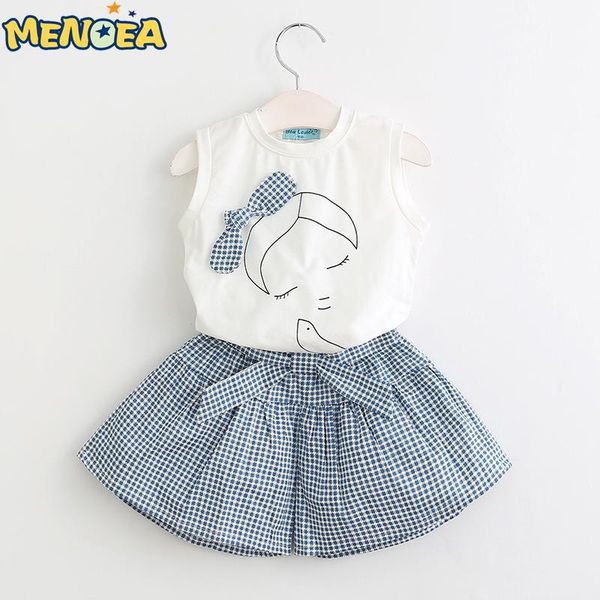 clothing sets menoea brand new summer style girl kids sleeveless white t-shirt+plaid culottes 2pcs suit mr4q
clothing sets menoea brand new summer style girl kids sleeveless white t-shirt+plaid culottes 2pcs suit mr4q