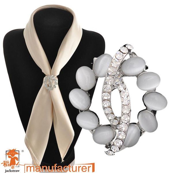 pins, brooches 2021 fashion accessories women's sliver cat eye brooch dual silk scarf buckle rhinestone flower pin cape clip, Gray
pins, brooches 2021 fashion accessories women's sliver cat eye brooch dual silk scarf buckle rhinestone flower pin cape clip, Gray