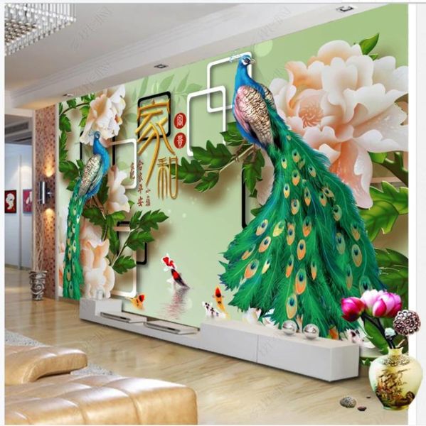 wallpapers custom po wallpaper 3d murals wall paper modern jade carving peony peacock flower living room background papers
wallpapers custom po wallpaper 3d murals wall paper modern jade carving peony peacock flower living room background papers