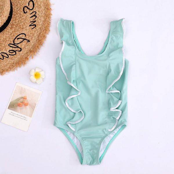 girls swimsuit one piece swimwear 2-6 years summer beachwear green ruffle children 1096 two-piece suits
girls swimsuit one piece swimwear 2-6 years summer beachwear green ruffle children 1096 two-piece suits