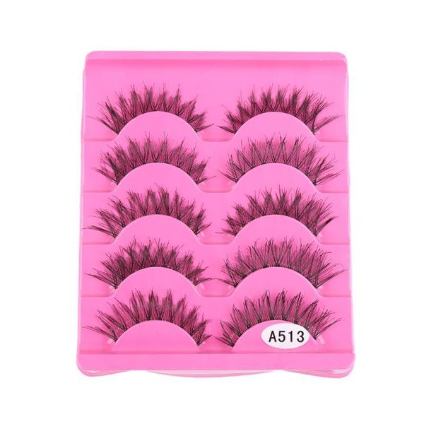 fiber eyelashes 3d lashes thick handmade full strip cross natural reusable false makeup maquillaje tslm1
fiber eyelashes 3d lashes thick handmade full strip cross natural reusable false makeup maquillaje tslm1