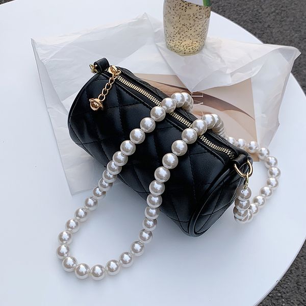 niche design bag female 2021 new fashion all-match messenger bag cylinder bag popular pearl chain width 19cm
niche design bag female 2021 new fashion all-match messenger bag cylinder bag popular pearl chain width 19cm