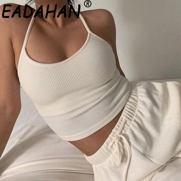 women's tanks & camis eadahan 2021 fashion style solid color halter casual sling summer season cross jacket, White
women's tanks & camis eadahan 2021 fashion style solid color halter casual sling summer season cross jacket, White