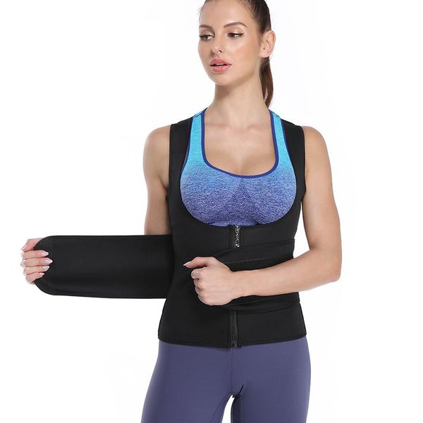women's shapers neoprene sweat vest shapewear waist trainer posture lose weight tummy control fat burner women slimming body corsets be, Black;white
women's shapers neoprene sweat vest shapewear waist trainer posture lose weight tummy control fat burner women slimming body corsets be, Black;white