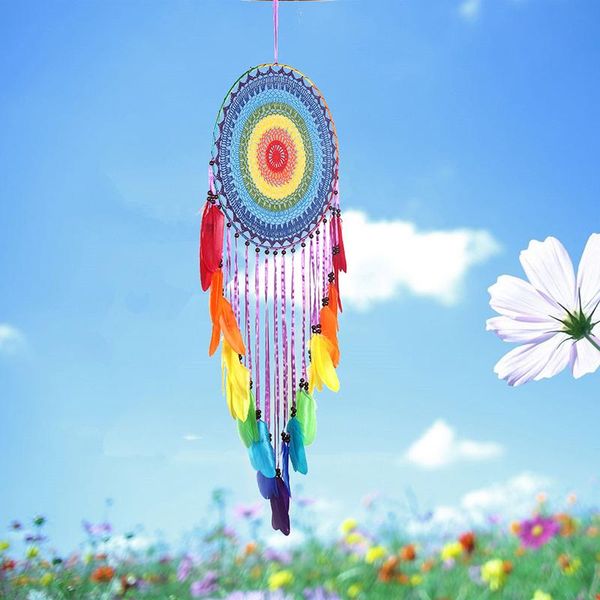 creative colorful wind chime ornaments interior decoration dream catcher wall hanging bedroom living room handmade pendant decorative object
creative colorful wind chime ornaments interior decoration dream catcher wall hanging bedroom living room handmade pendant decorative object