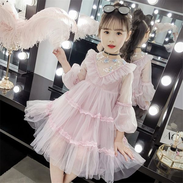 party dresses for girls kids beautiful girls dress long sleeve lace embroidery princess dress v-neck sweet childrens clothes, White
party dresses for girls kids beautiful girls dress long sleeve lace embroidery princess dress v-neck sweet childrens clothes, White