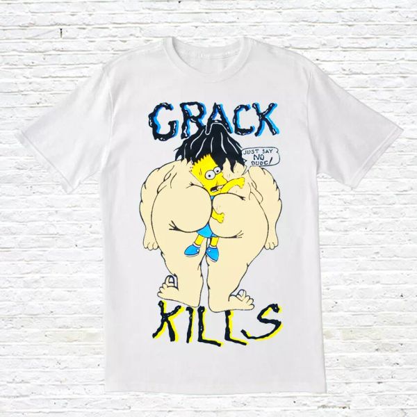 crack kills t-shirt ( 90s / vintage repro ), White;black
crack kills t-shirt ( 90s / vintage repro ), White;black
