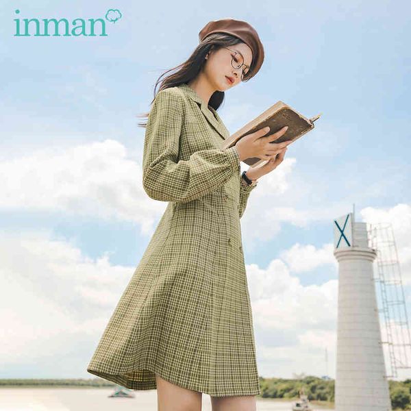 dress autumn winter check suit korean style nipped waist double-breasted literary fashion slim dress 35x1, Black;gray
dress autumn winter check suit korean style nipped waist double-breasted literary fashion slim dress 35x1, Black;gray