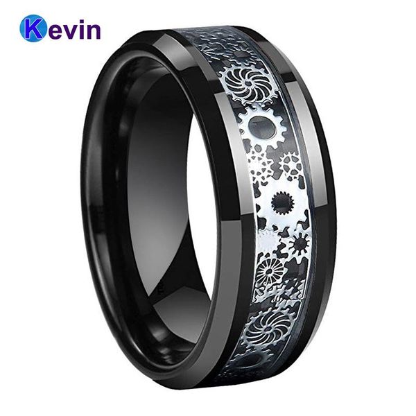 wedding rings mens womens band 8mm gear ring tungsten carbide with wheel black carbon fiber inlay, Slivery;golden
wedding rings mens womens band 8mm gear ring tungsten carbide with wheel black carbon fiber inlay, Slivery;golden