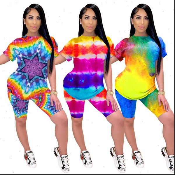 women tracksuits set summer tie dye short sleeve shirt loose and biker shorts casual two piece streetwear outfits, Gray
women tracksuits set summer tie dye short sleeve shirt loose and biker shorts casual two piece streetwear outfits, Gray