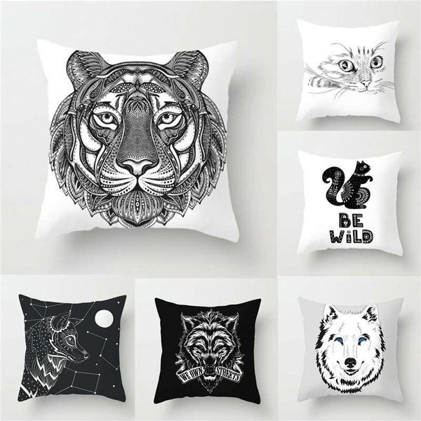 cushion/decorative pillow home polyester cushion cover animals 45*45 cm decor white black case sofa
cushion/decorative pillow home polyester cushion cover animals 45*45 cm decor white black case sofa