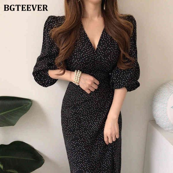 dresses new elegant lace-up women slim waist bodycon 2021 spring fashion v-neck puff sleeve polka dots female dress vestidos n0ep, Black;gray
dresses new elegant lace-up women slim waist bodycon 2021 spring fashion v-neck puff sleeve polka dots female dress vestidos n0ep, Black;gray