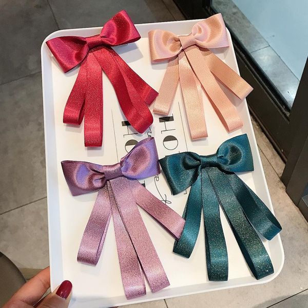 1pcs fashionable satin hairpin double-sided ribbon streamlined hair clip solid color spring for women accessories, Slivery;white
1pcs fashionable satin hairpin double-sided ribbon streamlined hair clip solid color spring for women accessories, Slivery;white