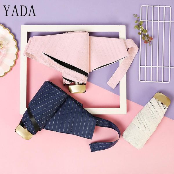 umbrellas yada fashion light mini pocket umbrella rainy flat handle stripe for women men anti-uv folding parasol yd160
umbrellas yada fashion light mini pocket umbrella rainy flat handle stripe for women men anti-uv folding parasol yd160