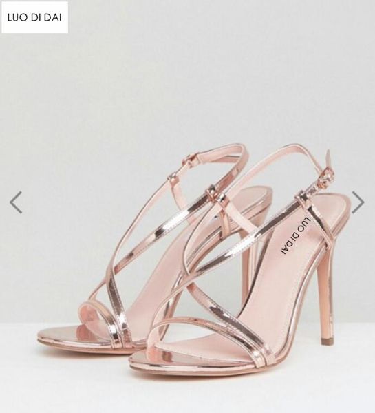 fashion women open toe sandals champagne gold high heels party shoes buckle thin heel summer wedding, Black
fashion women open toe sandals champagne gold high heels party shoes buckle thin heel summer wedding, Black