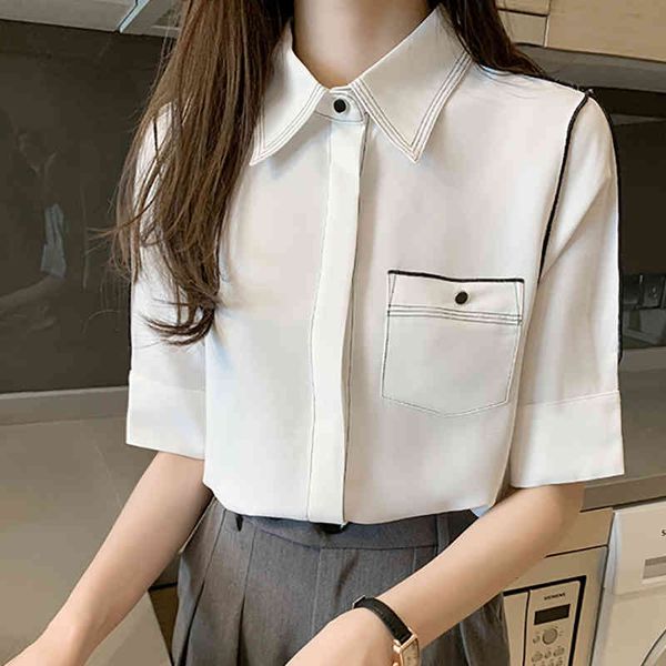 women's blouses & shirts white chiffon shirt with a turtleneck down, women's clothes for summer kx6x
women's blouses & shirts white chiffon shirt with a turtleneck down, women's clothes for summer kx6x