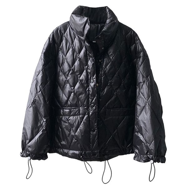warm down jacket women winter korean style loose diamond fashion stand-up collar 211216, Black
warm down jacket women winter korean style loose diamond fashion stand-up collar 211216, Black