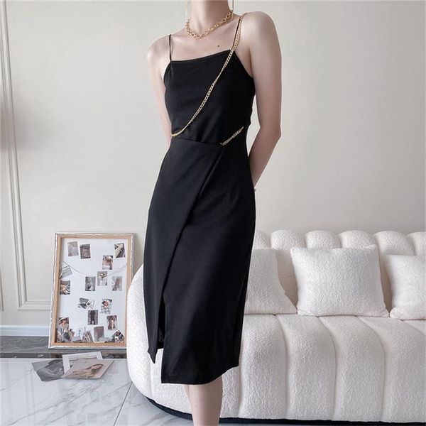 casual dresses dress womens party night club metal chain sling super slit a900, Black;gray
casual dresses dress womens party night club metal chain sling super slit a900, Black;gray