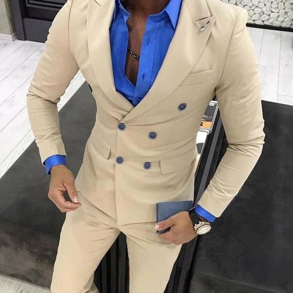 beige slim fit men suits with double breasted peaked lapel groom tuxedo for wedding custom male fashion 2 piece jacket pants men's & bl, White;black
beige slim fit men suits with double breasted peaked lapel groom tuxedo for wedding custom male fashion 2 piece jacket pants men's & bl, White;black