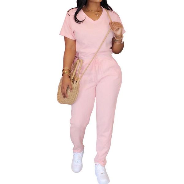 women casual solid two pieces set v neck short sleeve and pants femme european outfit summer tracksuit 2021 sj5788m women's tracks, Gray
women casual solid two pieces set v neck short sleeve and pants femme european outfit summer tracksuit 2021 sj5788m women's tracks, Gray