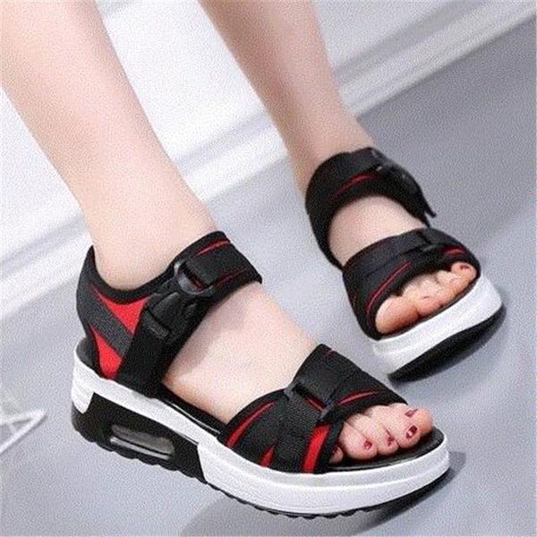 sandals sneakers women soft bottom lightweight summer platform muffin wedge sandalias mujer womens shoes, Black
sandals sneakers women soft bottom lightweight summer platform muffin wedge sandalias mujer womens shoes, Black