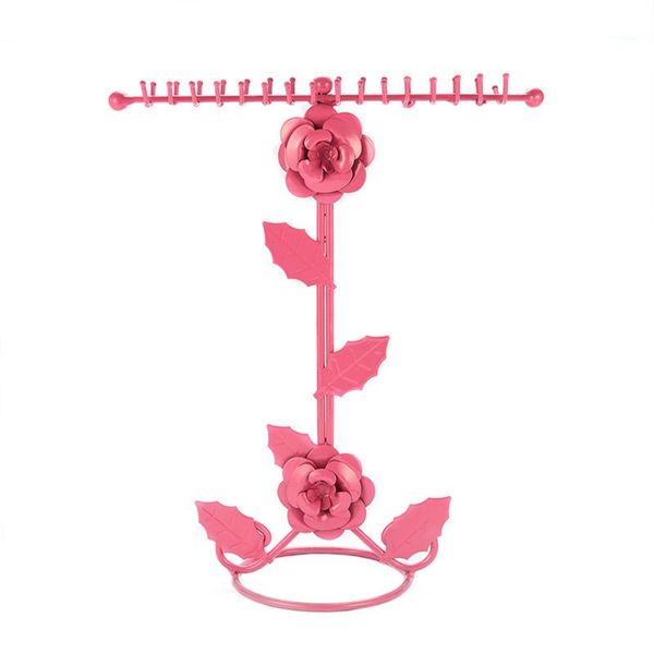 rose-shaped jewelry display rack retro style necklace metal storage stand home organizer for cosmetics sunderies other decor
rose-shaped jewelry display rack retro style necklace metal storage stand home organizer for cosmetics sunderies other decor