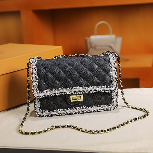 female bag 2021 spring and summer pearl fashion small fragrance rhombus chain shoulder messenger totes
female bag 2021 spring and summer pearl fashion small fragrance rhombus chain shoulder messenger totes