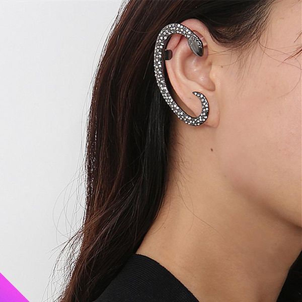 stud 1 piece of black snake-shaped earrings alloy women's men's jewelry punk style 2021, Golden;silver
stud 1 piece of black snake-shaped earrings alloy women's men's jewelry punk style 2021, Golden;silver