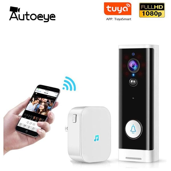 doorbells autoeye tuya smart life wireless doorbell 1080p wifi ip camera pir night vision
doorbells autoeye tuya smart life wireless doorbell 1080p wifi ip camera pir night vision