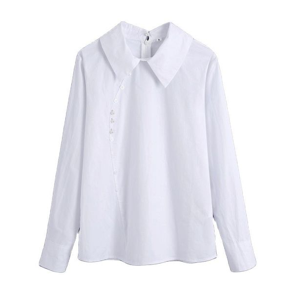 casual fashion solid white women blouse lapel bottons long sleeve lady shirt streetwear straight chic female 210430
casual fashion solid white women blouse lapel bottons long sleeve lady shirt streetwear straight chic female 210430