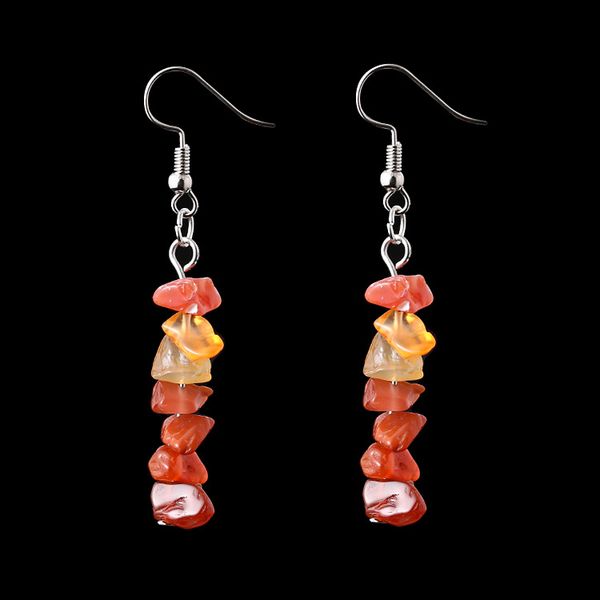 bohemian style colorful crushed tiger eye amethyst natural stone charm earring, Golden
bohemian style colorful crushed tiger eye amethyst natural stone charm earring, Golden