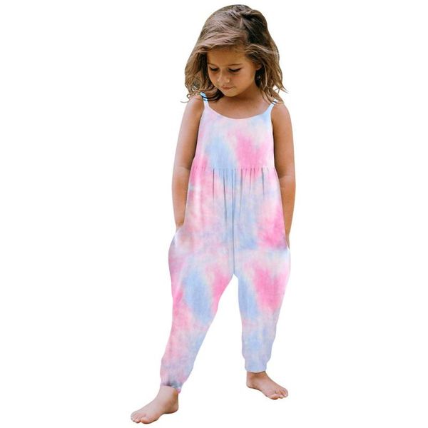 jumpsuits tie dye print girls jumpsuit toddler kids floral strap romper summer outfits overalls pantalones y monos, Blue
jumpsuits tie dye print girls jumpsuit toddler kids floral strap romper summer outfits overalls pantalones y monos, Blue