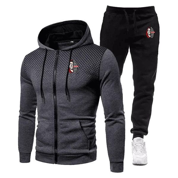 men's tracksuits suit sportswear comfortable hoodie + fashion pants sports casual, Gray
men's tracksuits suit sportswear comfortable hoodie + fashion pants sports casual, Gray