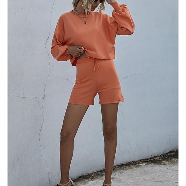 women's tracksuits knitted tracksuit women o-neck pullover sweater and elastic shorts 2 piece set knitting suit 2021 autumn, Gray
women's tracksuits knitted tracksuit women o-neck pullover sweater and elastic shorts 2 piece set knitting suit 2021 autumn, Gray
