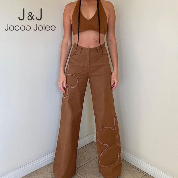 jocoo jolee high waist wed leg floral patchwork harajuku loose trousers women vintage high waist brown pants retro cargo pants 210518, Black;white
jocoo jolee high waist wed leg floral patchwork harajuku loose trousers women vintage high waist brown pants retro cargo pants 210518, Black;white