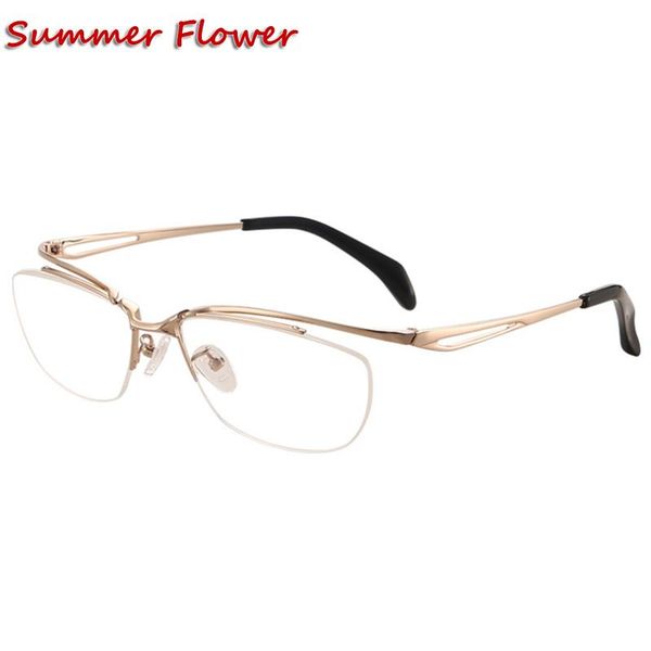 men transparent lens eyeglasses designer optical lenses pure titanium frame progressive eyewear fashion sunglasses frames, Black
men transparent lens eyeglasses designer optical lenses pure titanium frame progressive eyewear fashion sunglasses frames, Black