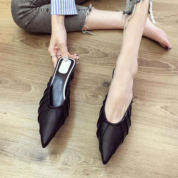 slippers mules for women 2021 casual shoes pantofle pointed toe square heel med slides luxury summer heels block cover rubbe, Black
slippers mules for women 2021 casual shoes pantofle pointed toe square heel med slides luxury summer heels block cover rubbe, Black