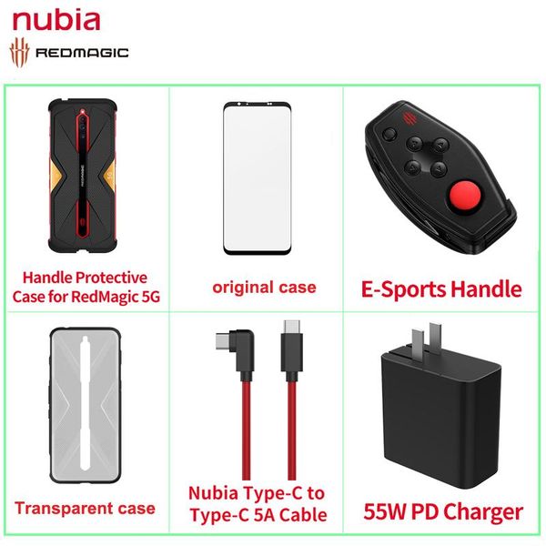 original nubia redmagic 5g e-sports handle for red magic 5s protection case 55w charger type-c to 5a cable game controllers & joysticks
original nubia redmagic 5g e-sports handle for red magic 5s protection case 55w charger type-c to 5a cable game controllers & joysticks