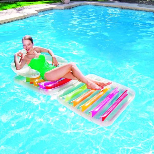 pool & accessories 43023 way 201x89cm folding lounge for single person with 3 air chambers maximum comfort 79"x35" inflatable chai
pool & accessories 43023 way 201x89cm folding lounge for single person with 3 air chambers maximum comfort 79"x35" inflatable chai