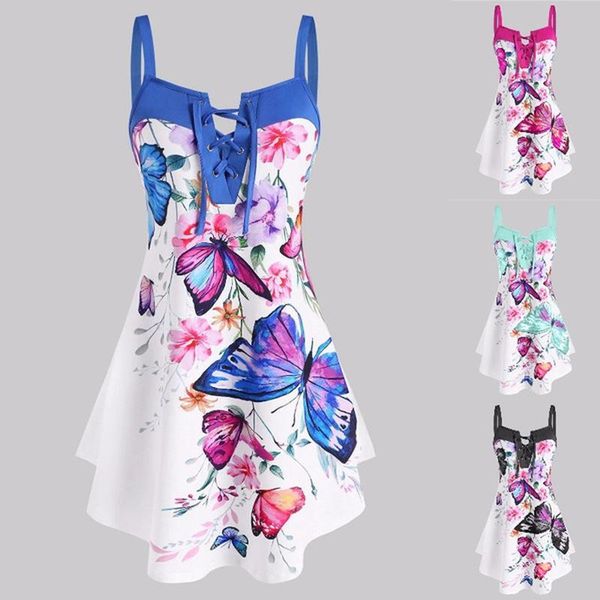women's tanks & camis tank women summer v neck lace up flower butterfly print curved hem tee casual loose sleeveless ladies vest, White
women's tanks & camis tank women summer v neck lace up flower butterfly print curved hem tee casual loose sleeveless ladies vest, White