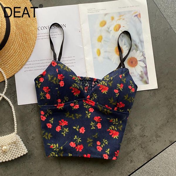spring and summer fashion casual suspender waistcoat for women's wear versatile v-neck short floral sj223 tanks & camis, White
spring and summer fashion casual suspender waistcoat for women's wear versatile v-neck short floral sj223 tanks & camis, White