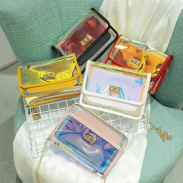 fast hair women's small square bag 2021 transparent laser jelly street trend chain shoulder cosmetic bags & cases
fast hair women's small square bag 2021 transparent laser jelly street trend chain shoulder cosmetic bags & cases