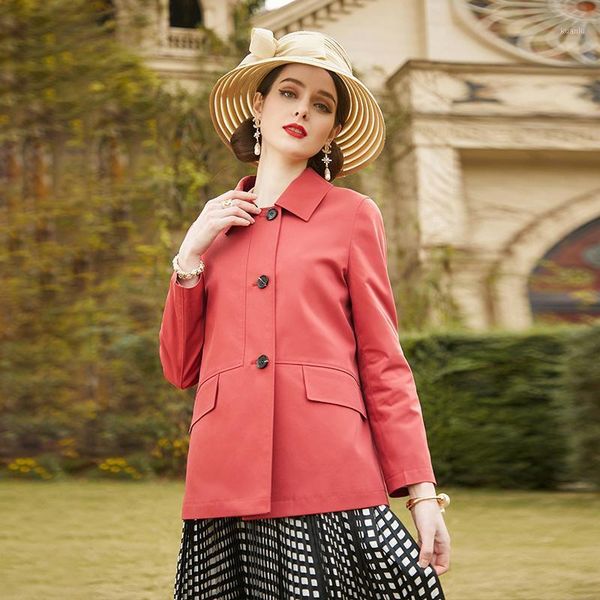 women's trench coats shzq 2021 autumn fashion coat windbreaker short thin red casual, Tan;black
women's trench coats shzq 2021 autumn fashion coat windbreaker short thin red casual, Tan;black