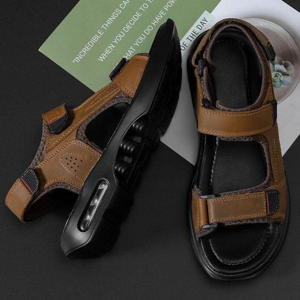 sandals rubber para de sandalias size summer man masculino male men herren rasteira flops big outdoor leather verano ete, Black
sandals rubber para de sandalias size summer man masculino male men herren rasteira flops big outdoor leather verano ete, Black