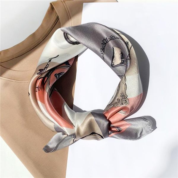 scarves summer design print scarf real silk lady hairband foulard square bandana neckerchief small female neck spring 2021, Blue;gray
scarves summer design print scarf real silk lady hairband foulard square bandana neckerchief small female neck spring 2021, Blue;gray