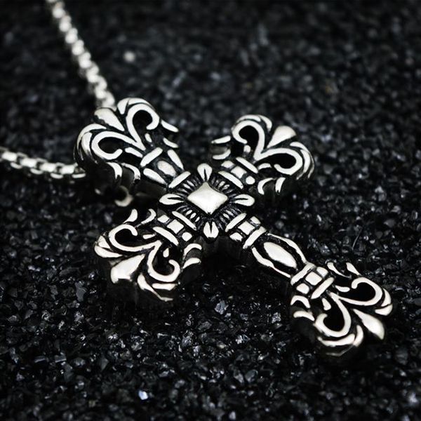 factory outlet party favor chrome/hearts necklace croix heart big cross necklace men's and women's titanium steel pendant personal
factory outlet party favor chrome/hearts necklace croix heart big cross necklace men's and women's titanium steel pendant personal