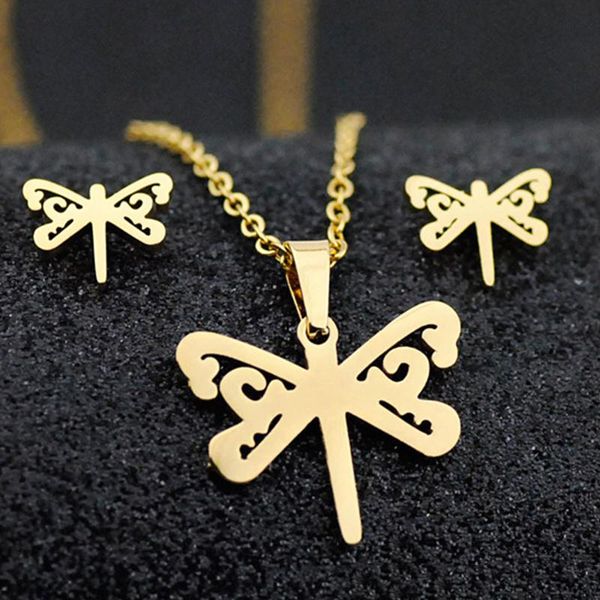 necklace for women dragonfly pendants chain set stainless steel color gold fashion jewellery on neck pendant necklaces, Silver
necklace for women dragonfly pendants chain set stainless steel color gold fashion jewellery on neck pendant necklaces, Silver