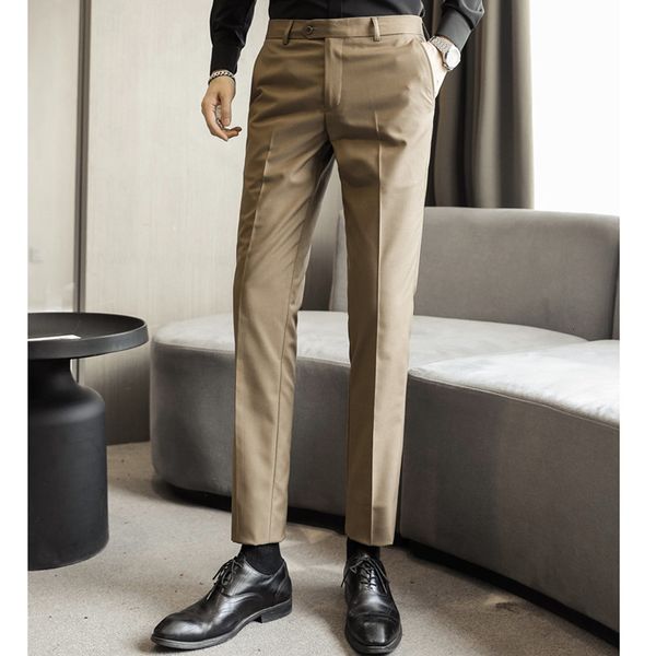 men's pants clothes branded for spring, slim fit, casual, business, pants, large size, lwvn, Black
men's pants clothes branded for spring, slim fit, casual, business, pants, large size, lwvn, Black