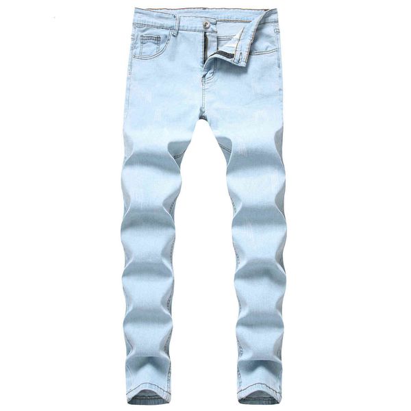 men's jeans 2021 spring and autumn korean men's youth trend tight mid waist casual jeans, Blue
men's jeans 2021 spring and autumn korean men's youth trend tight mid waist casual jeans, Blue